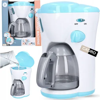 Hračka pro nejmenší Kávovar pro děti s konvičkou hračka Malé spotřebiče se světlem na baterie