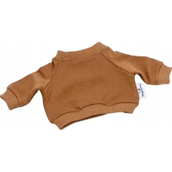Doplněk pro panenku Oblečení pro panenky Baby Born 42-43 cm - mikina skořicové barvy