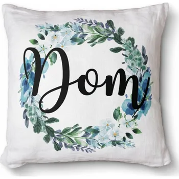 Obraz Měkký foto polštář s s potiskem jako dárek 40x40 cm - Domov květiny