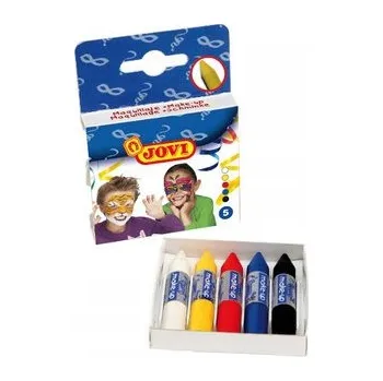 Výtvárné potřeby Pastelky na malování na obličej Jovi 5 ks