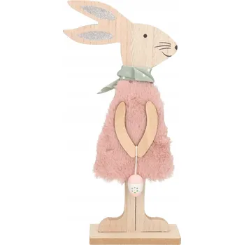 Obraz ZAJÍC ZAJÍČEK VELIKONOČNÍ DŘEVĚNÝ VELKÝ FIGURKA