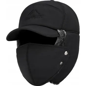 Čepice Zimní fleecová čepice potápěčské brýle kukla s kšiltem