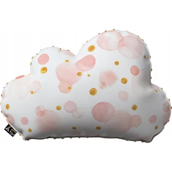 Polštář Žluté Tipi Polštář Měkký Obláček z minky pastelový