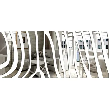 Zrcadlo Dekorativní Akrylové Zrcadlo Zebra 60x140 cm, Nástěnné Zrcadlo