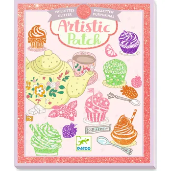 kreativní sada Sada na zdobení sušenek s třpytkami Djeco