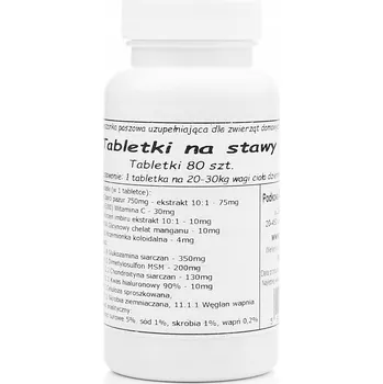 Obraz Tablety na klouby Podkova 1000 mg 80 ks glukosamin chondroitin MSM