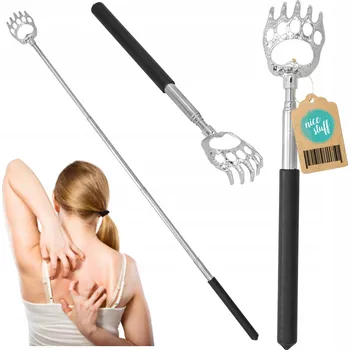 Masážní přístroj Teleskopické drbátko na záda masážní přístroj drbátko na záda jako dárek na tělo ve tvaru vajíčka