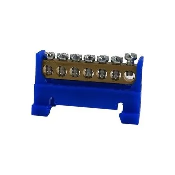 svorka Mostík NK-7 vstupový nezaizolovaný, modrý