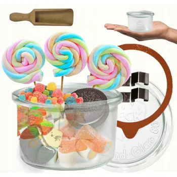 Sklenice Sklenice WECK skleněné víko, odměrka zavařovací sklenice 200 Ml MOLD