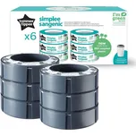 Tommee Tippee Sangenic Simplee 6 ks