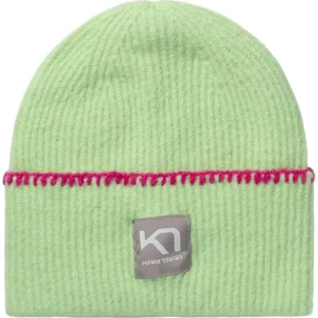Čepice Dámská vlněná čepice KARI TRAA ROTHE oz Světle zelená, Šedá, Růžová