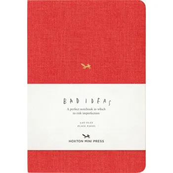 Diář Notebook For Bad Ideas - Red/plain – Hoxton Mini Press (EN)