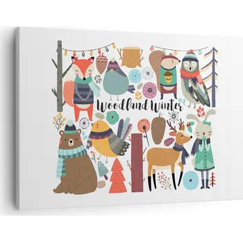 Obraz Obraz na plátně do obývacího pokoje ložnice 70x50 pro děti - foto obrazy na zeď