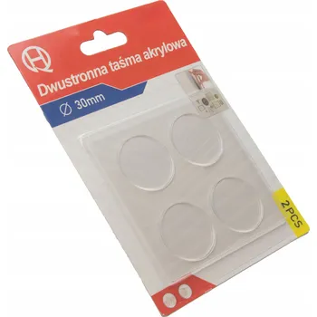 Lepicí páska OBOUSTRANNÁ AKRYLOVÁ UPEVŇOVACÍ GELOVÁ NANO PÁSKA SILNÁ pr. 30mm