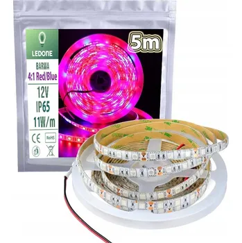 LED osvětlení LED pásek GROW pro pěstování rostlin LED-ONE 72 W