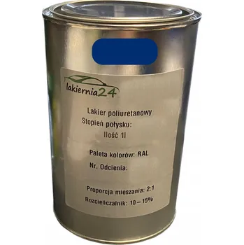 Lak na dřevo Barva Průmyslový polyuretanový lak 1l lesklý 2:1 RAL 5011