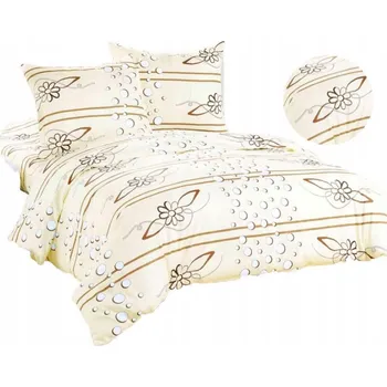 Povlečení POVLEČENÍ Z HRUBÉ BAVLNY z Polska 200x220 + 2x 70x80 SE ZIPEM - POLSKÝ VÝROBEK