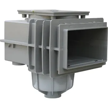 VágnerPool bazénový skimmer V20 do betonu, 200 x 150 mm - Šedý (RAL7037)