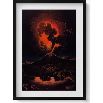 Obraz Dekorativní nástěnný obraz do pokoje Ilustrace v japonském stylu 50x70 cm