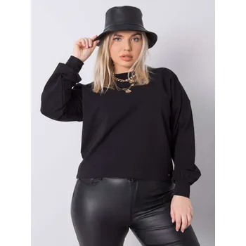 Dámská mikina Basic Feel Good Dámská mikina bez zapínání Gulnessa černá 3XL