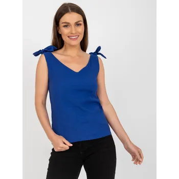 Rue Paris Dámský top Azah tmavě modrá S