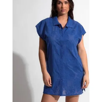 Dámské plavky Košile ANTIGEL (ESB21E7-06), Velikost S, Barva modrá