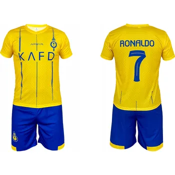 Míčový sport ShopJK Dětský fotbalový dres Ronaldo AL NASSR žlutá 152