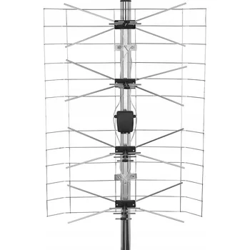 Příjem digitálního pozemního vysílání Česká Venkovní TV anténa DVB-T2 síťová MUX-8 SADA NAPÁJECÍ ZDROJ + DESKA