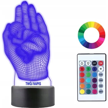 Lampička Noční lampa Plexido vícebarevná