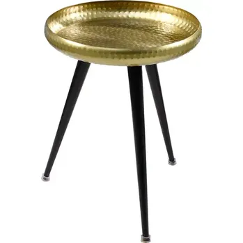 Konferenční stolek Odkládací stolek ORIENT 55 CM mosaz zlatá