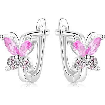 Náušnice Dětské Náušnice Mennica Bydgoska stříbrné motýlci