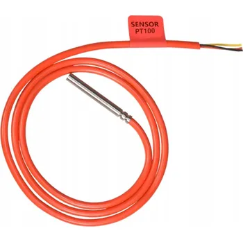 Teplotní senzor PT100 se silikonovým kabelem 15 m