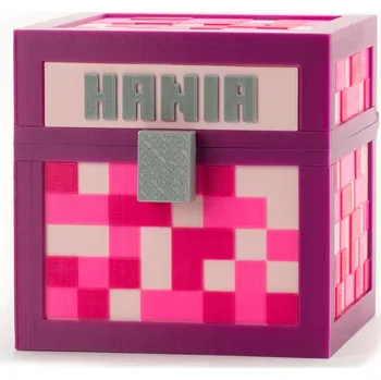 Úložný box Krabička na hračky pro děti Krabička na dětské poklady Pixele 3D EKO