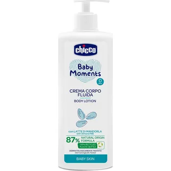 Tělové mléko CHICCO Mléko tělové s dávkovačem Baby Moments 87 % přírodních složek 500 ml