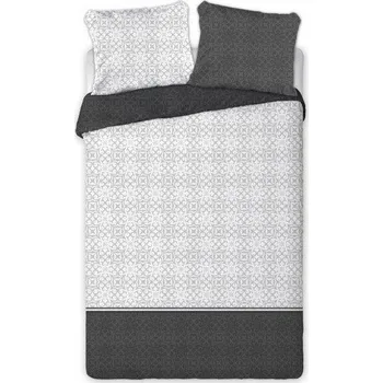 Povlečení ŠEDÉ POVLEČENÍ GLAMOUR RETRO VINTAGE 160x200