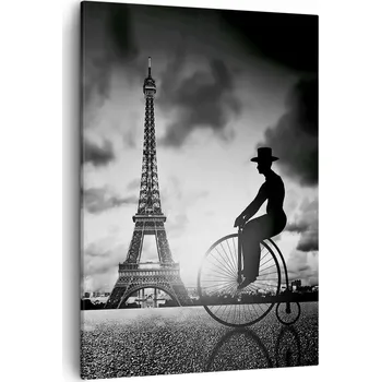 Obraz Obraz na plátně do obýváku ložnice 50x70 Paříž obrazy na zeď canvas