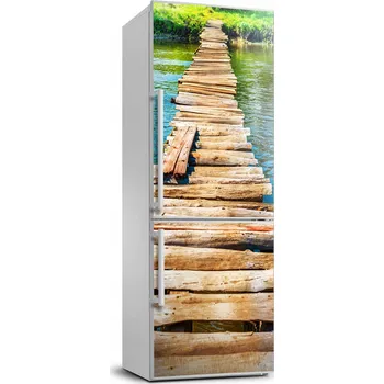 Fototapeta Nálepka na ledničku Dřevěný most 70x190 cm
