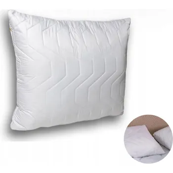 Polštář POLŠTÁŘ NA SPANÍ 50X50 BÍLÝ VYSOKÁ KVALITA ANTIALERGICKÝ - POLSKÝ VÝROBEK