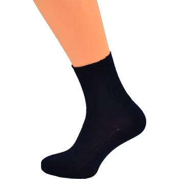 Pánské ponožky Gapo Pánské ponožky zdravotní elastan ŽEBRO (tmavé) 1. Velikost: 7-8 (EU 41-42), 2. Barva: tmavě modrá