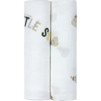 Dětský batoh Lässig Swaddle Heav. Soft 120x120 Happy Fruits pear