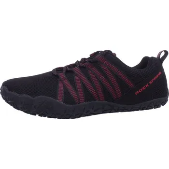 Pánská obuv ROCK SPRING Pánské sportovní boty Barefoot černé/červený pruh Velikost: 44