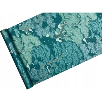 Fototapeta Orientální tapeta JAPONSKÁ krajina zlaté BOROVICE