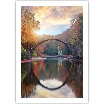 Obraz Plakát bez rámu do obýváku ložnice 50x70 krajina moderní módní obraz