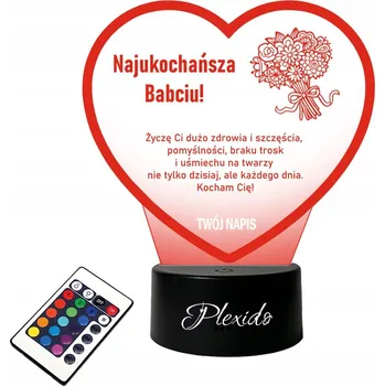 Lampička Plexido vícebarevná Noční lampa