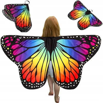 Karnevalový kostým KOSTÝM MOTÝLA PŘEVLEK MOTÝLÍ KŘÍDLA VÍLY