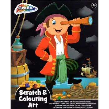 omalovánky Magický sešitek se stíracími obrázky / omalovánky PIRÁTI