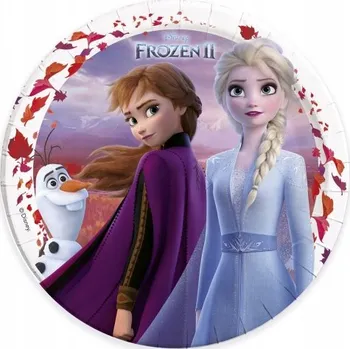 Talíř Papírové talířky Ledové Království 2, 8 ks