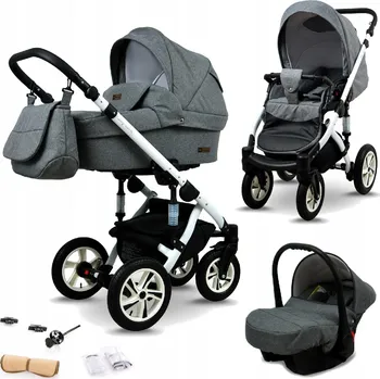 Kočárek Dětský kočárek 3v1 BabyLux Sky Lark sporťák korbička autosedačka