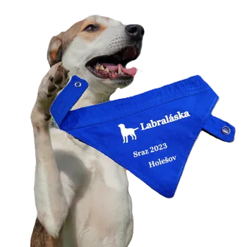 Šátek Bavlněný šátek s potiskem Love Velikost: XS, Vzor: 1+barva potisku hnědá, Barva: světle zelená