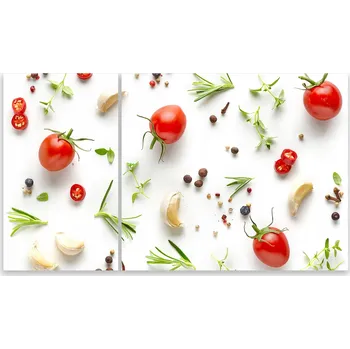 Kuchyňské prkénko Skleněná Ochranná Deska a Krájecí Prkénko | Indukce, Sporák ds-0527